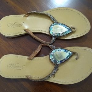 Wanted Women's Jeweled Sandals, Size 9